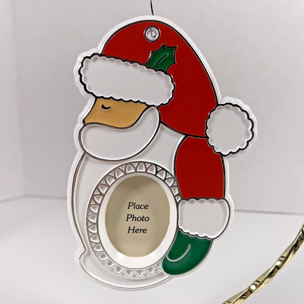 Hallmark 1983 Vintage Keepsake Ornament Memories To Treasure‎ Santa Photo Holder